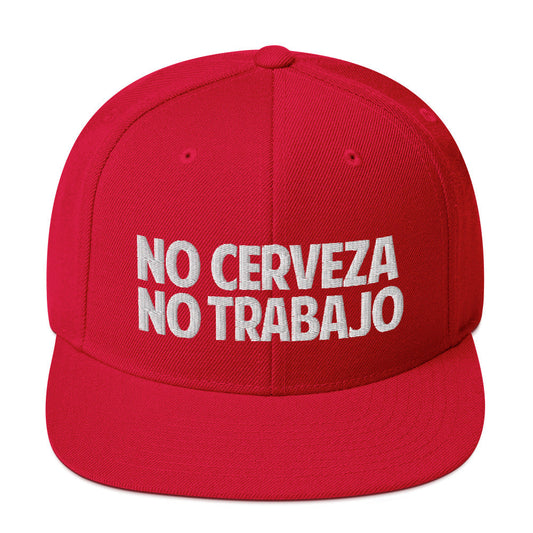 FAMILIA No Cerveza No Trabajo Snapback Cap