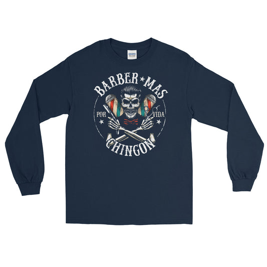 Barber Mas Chingon OG Long Sleeve T-Shirt