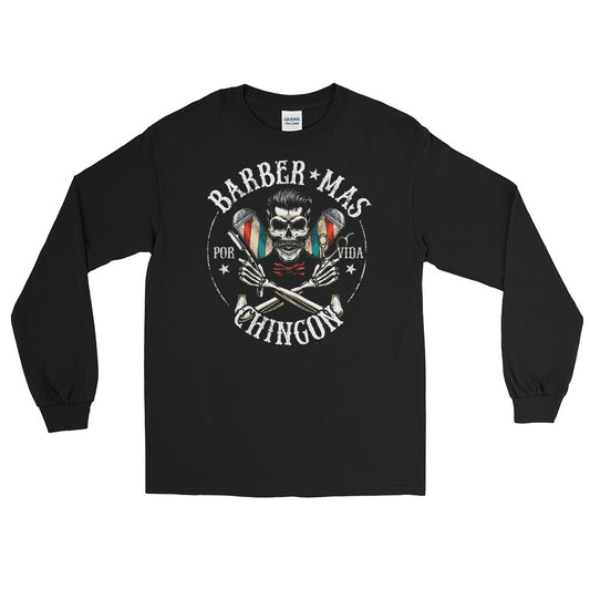 Barber Mas Chingon OG Long Sleeve T-Shirt