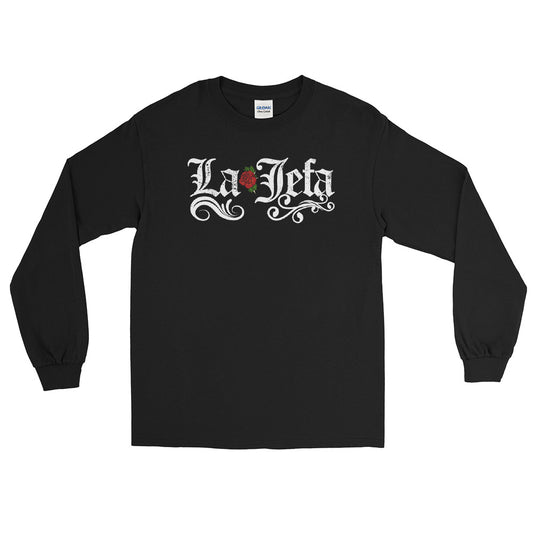 Old School Vintage La Jefa Chingona Long Sleeve T-Shirt