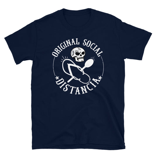 Original Social Distancia Chancla Chingon T-Shirt