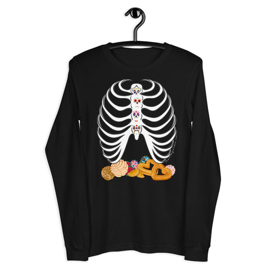 Pan Dulce  Navidad Long Sleeve Tee For The Cafecito Lover