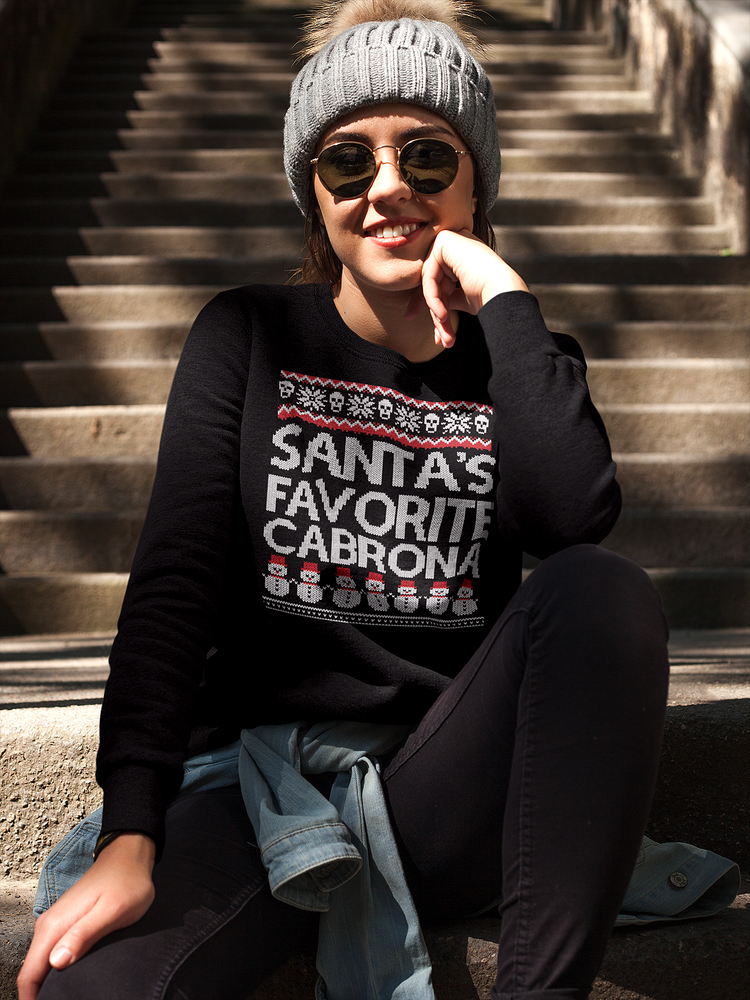 Santa's Favorite Cabrona OG Navidad Sweatshirt