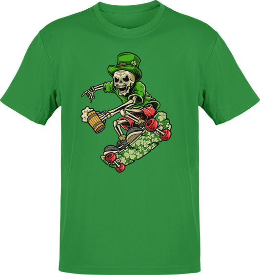 Premium Bella Canvas No Rules Skully Skater Old School Tee