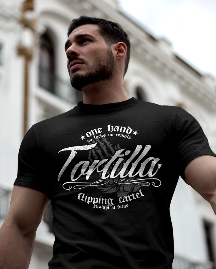 One Hand Tortilla Flipping Cartel Unisex T-Shirt