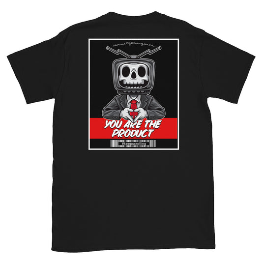 You Are The Product T-Shirt ( BACK PRINT & FRONT POCKET)