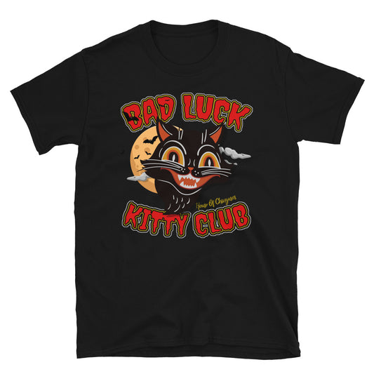 Bad Luck Kitty Unisex Halloween T-Shirt