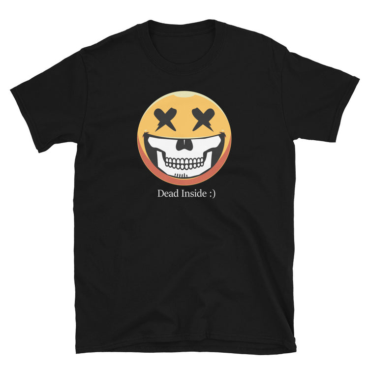 Dead Inside Happy Skull T-Shirt