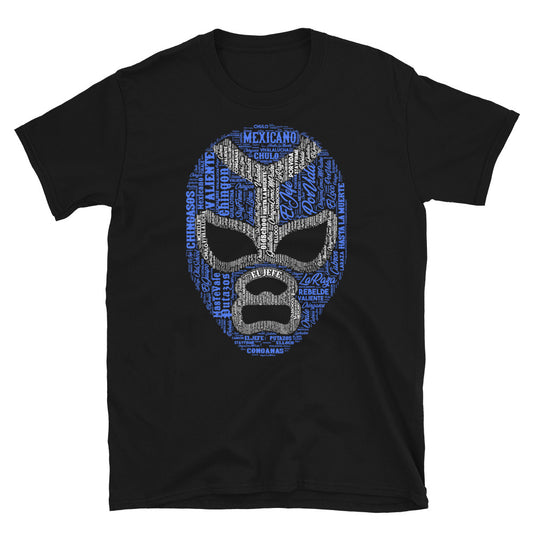 El Luchador Typography Tee Blue
