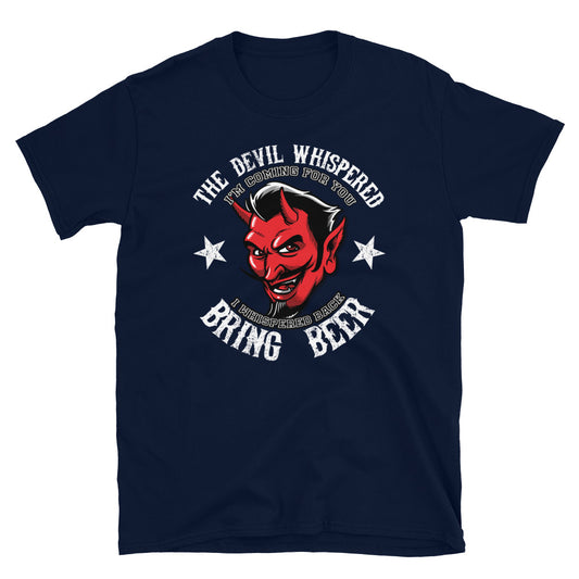 The Devil Whispered Beer Vintage Greaser T-Shirt