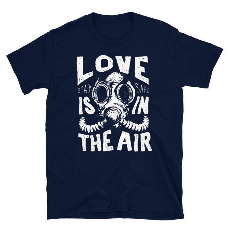 T-Shirt Donna Tribal Maschera A Gas Con Fiori - Grigio Chiaro - Taglia L - Stampata Serigraficamente