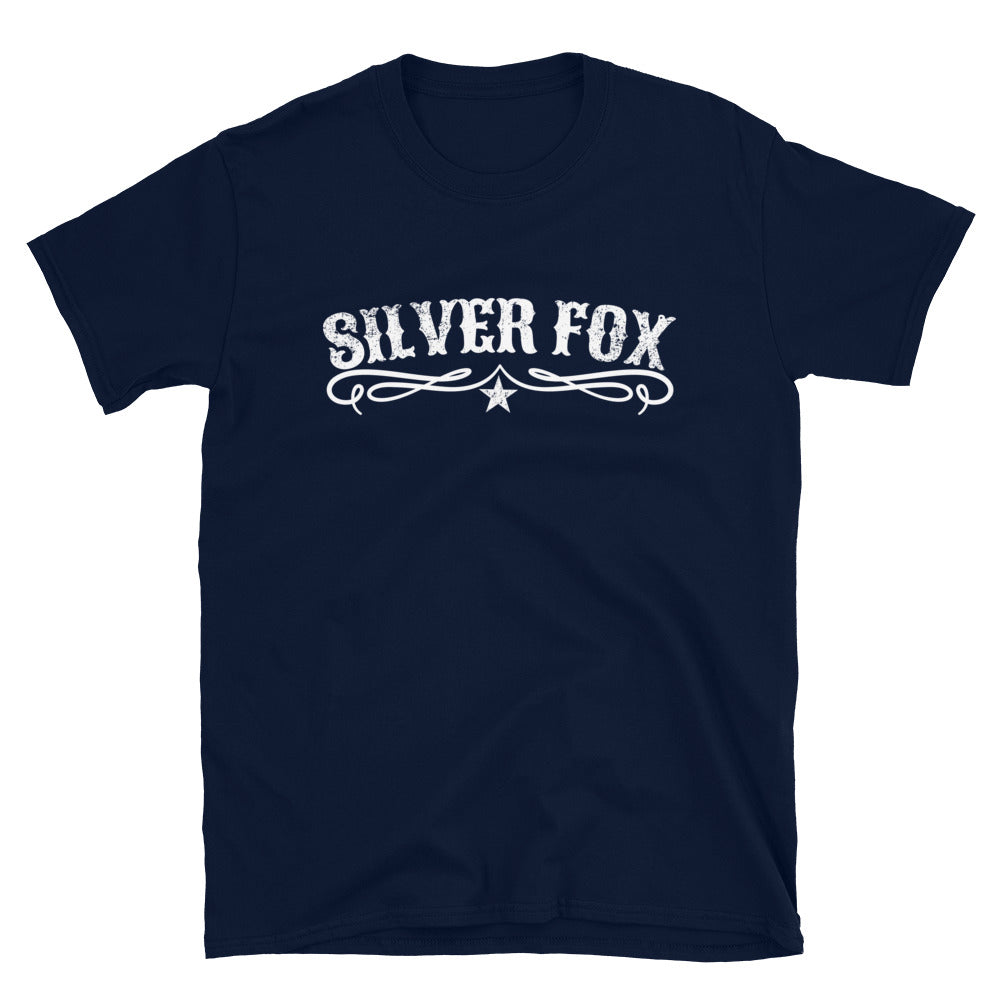 T-shirt Fox Homme Gris Taille L - Logo, Manches Courtes, Coton (très Bon état)