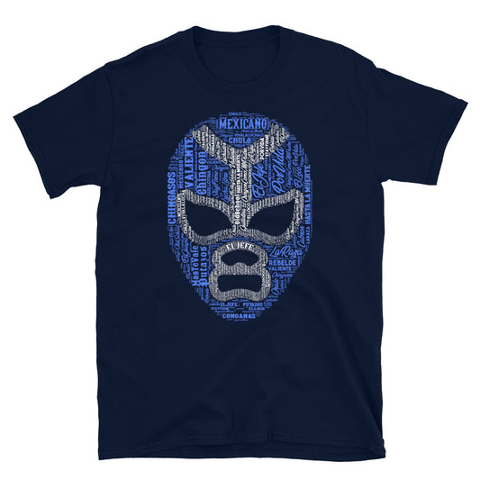 El Luchador Typography Tee Blue