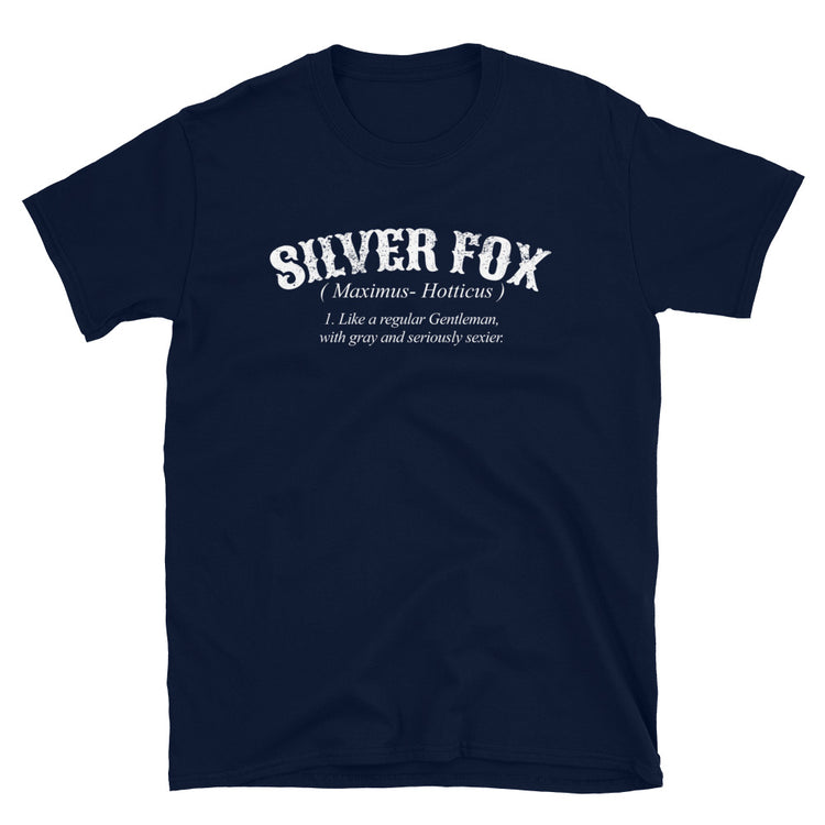Silver Fox ( Maximus-Hotticus ) Endangered Species  T-Shirt