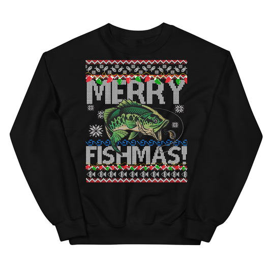Merry Fishmas OG Ugly Christmas Sweatshirt