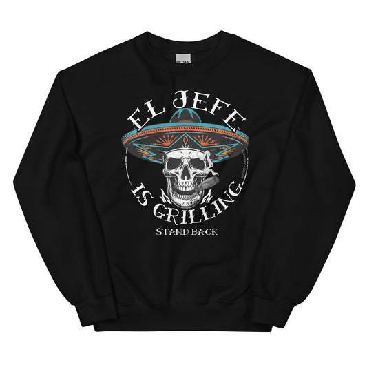 El Jefe Is Grilling Sweatshirt