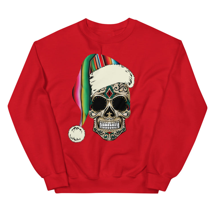 El Santa Muerto Ugly Christmas Sweatshirt
