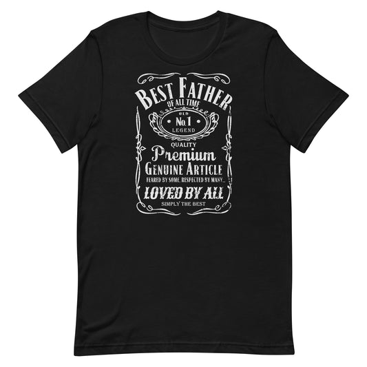 Premium - Best Father Ever Whiskey t-shirt