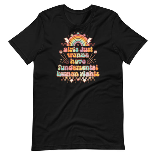 Premium Girls Just Wanna Have Fun- t-shirt