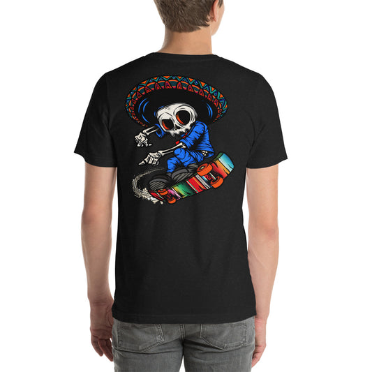 Deluxe Con Pinche Ganas Ripper Calacas t-shirt ( Front & Back Print )