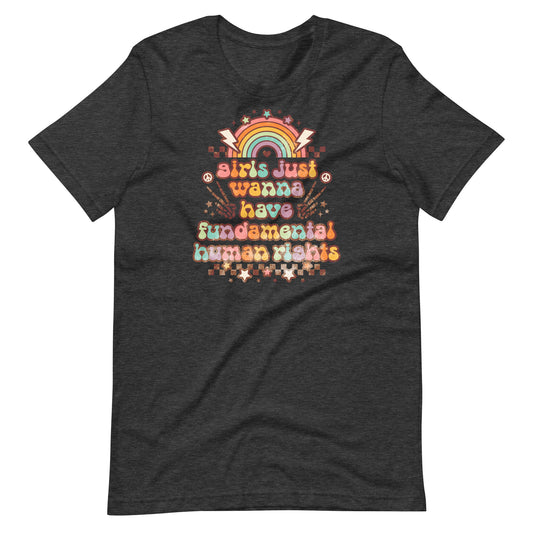 Premium Girls Just Wanna Have Fun- t-shirt
