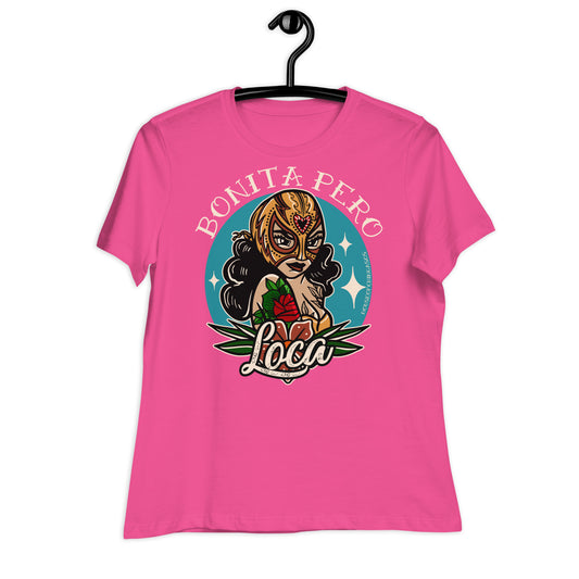 Premium Bonita Pero Loca Old School Women's T-Shirt
