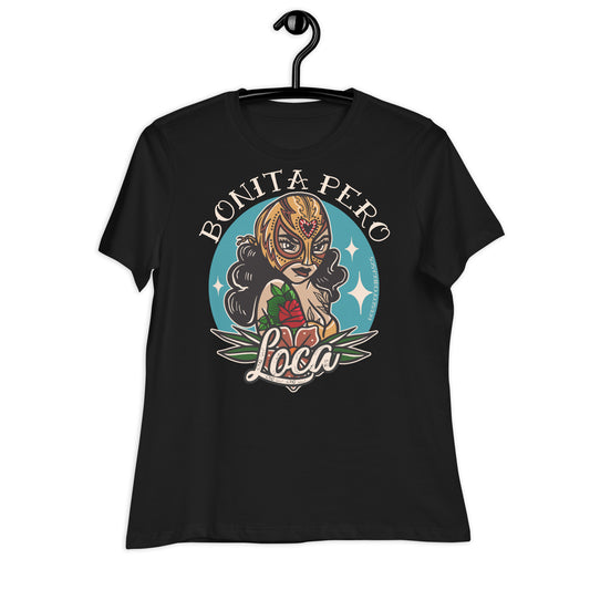 Premium Bonita Pero Loca Old School Women's T-Shirt